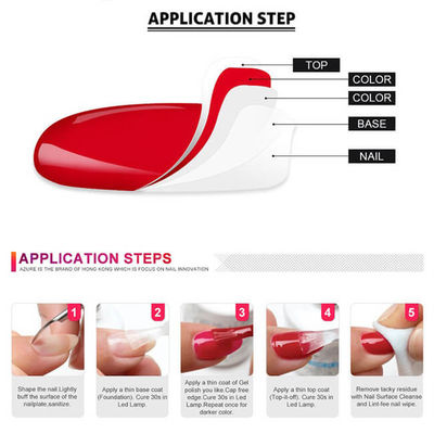 Fashion Design Healthy Non Toxic Gel Nail Polish Kit