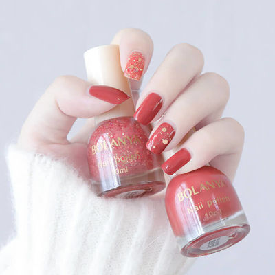 10ml Organic Non Toxic Nail Polish ,  ISO22716 Chemical Free Gel Nail Polish