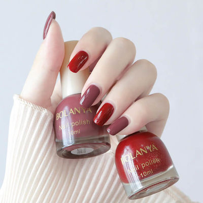 10ml Organic Non Toxic Nail Polish ,  ISO22716 Chemical Free Gel Nail Polish