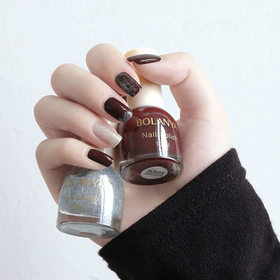 10ml Organic Non Toxic Nail Polish ,  ISO22716 Chemical Free Gel Nail Polish