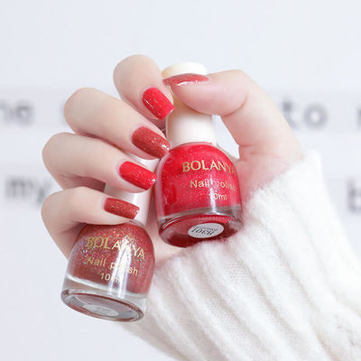 10ml Organic Non Toxic Nail Polish ,  ISO22716 Chemical Free Gel Nail Polish