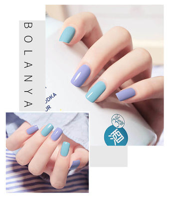 12 Colors Natural Non Toxic Nail Polish , 9 Free Gel Nail Polish