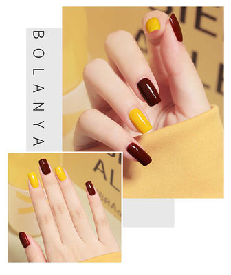 12 Colors Natural Non Toxic Nail Polish , 9 Free Gel Nail Polish