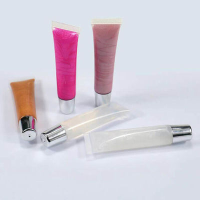 5 Colors Shimmer Lip Gloss , MSDS Transparent Glitter Lip Gloss