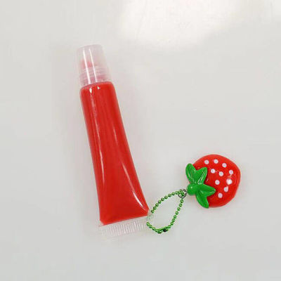12 Colors Private Label Lip Gloss , Nature Clear Glitter Lip Gloss