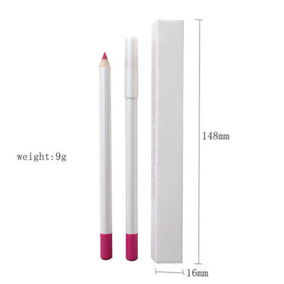 Longlasting Black Lip Liner Pencil , 9g Creamy Lip Liner