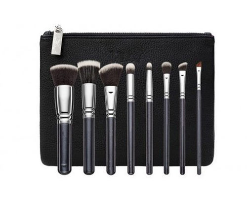Pink Synthetic Makeup Brushes Set , SGS Cosmetic Makeup Brush Set
