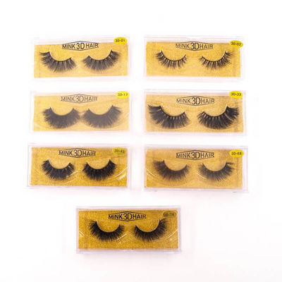 Custom Box Private Label Handmade 25mm 3D Mink Eyelashes