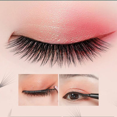 0.25mm 100%  Faux Mink Eyelashes , 3D Mink Magnetic Eyelashes