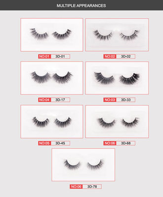 Natural Black Fur 0.05mm 3D Mink False Eyelashes