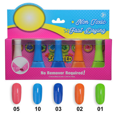 ISO22716 12ml Peelable Water Based Children'S Nail Polish Non Toxic