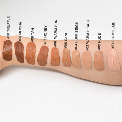 Poreless Private Label Waterproof Natural Concealer Liquid Foundation 30ml