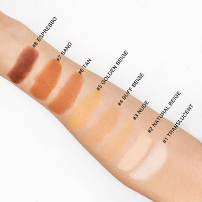 MSDS 8 Colors Hydrating Waterproof Face Pressed Powder