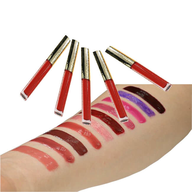 ODM Herbal 8ml Shimmer Lip Gloss , Waterproof Glaze Lip Gloss