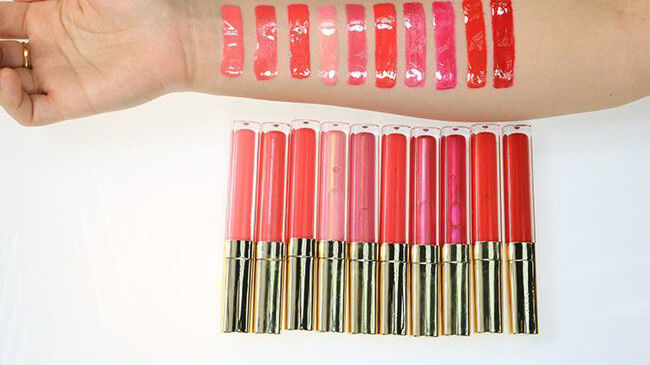Custom Tubes Logo Light Pink Shimmer Lip Gloss , Private Label Lip Gloss