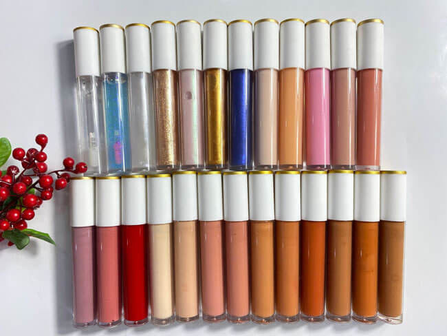 25 Colors Matte Lip Gloss , Safe Natural Organic Lip Gloss