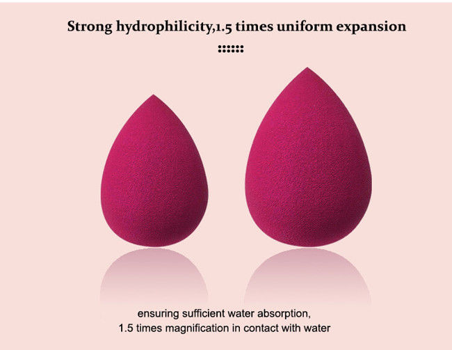 Cosmetics Makeup Sponge Egg , SGS Foundation Puff Sponges