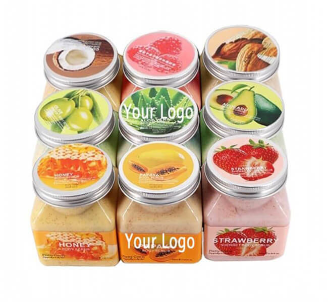 Fruit Dead Skin Exfoliating Whitening Body Scrub Set