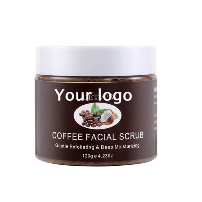 Private Label Organic Exfoliating Body Scrub , Coffee Scrub For Dead Skin