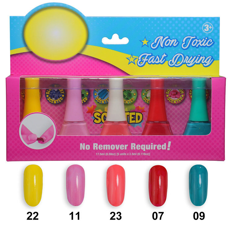 ISO22716 12ml Peelable Water Based Children'S Nail Polish Non Toxic