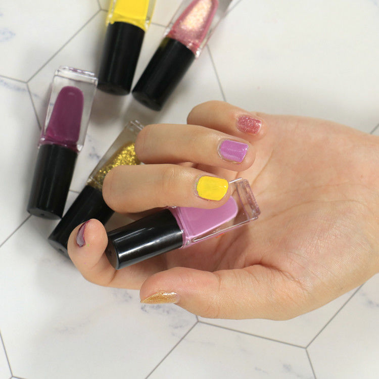 OEM 24 Colors Odorless Water Based Nail Polish Set GMPC Approval